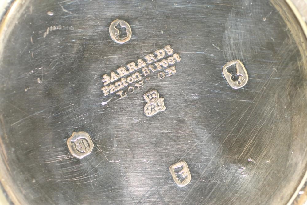 AN EARLY VICTORIAN BRITANNIA STANDARD SILVER HOTWATER JUG Image