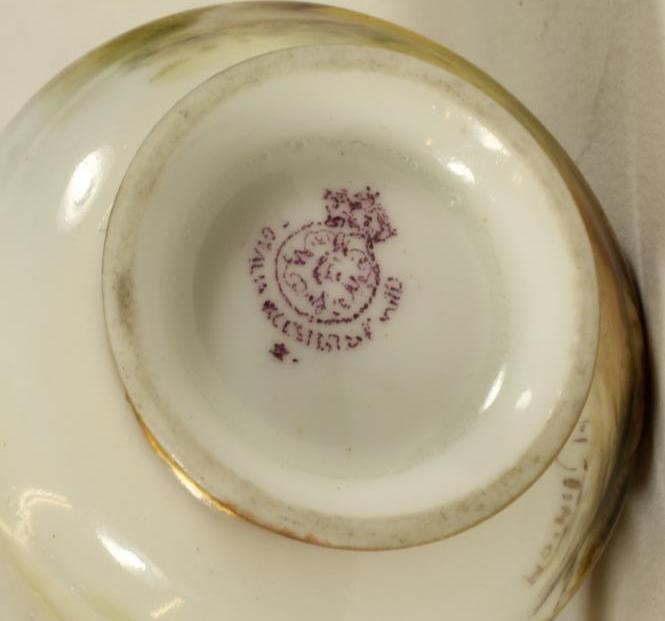 A ROYAL WORCESTER CHINA COFFEE CUP Image