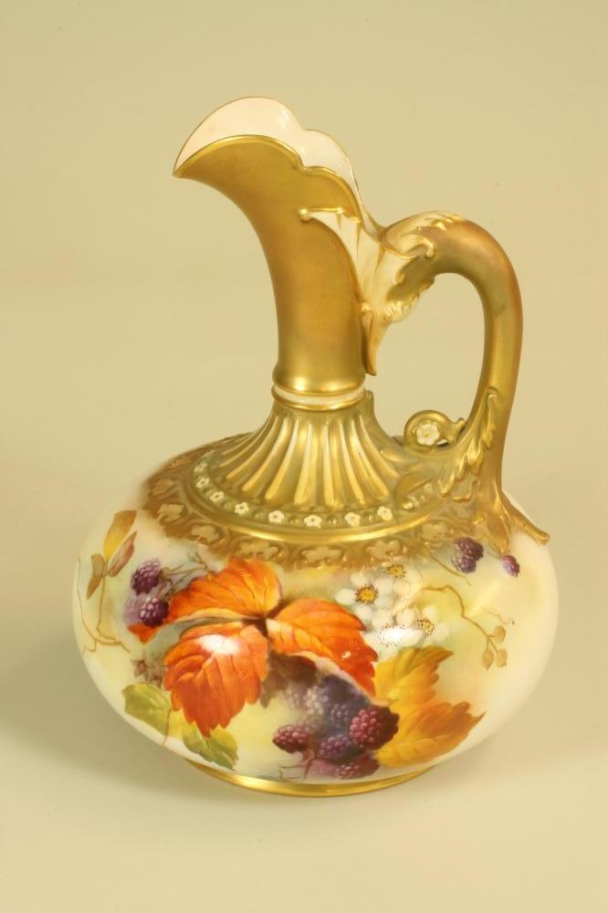 A ROYAL WORCESTER CHINA EWER Image