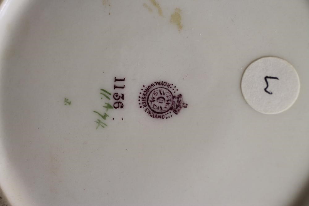 A ROYAL WORCESTER CHINA EWER Image