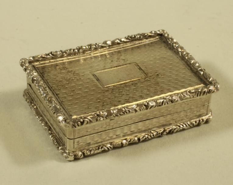 A WILLIAM IV SILVER VINAIGRETTE Image