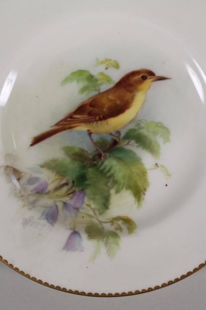 A ROYAL WORCESTER CHINA MINIATURE PLATE Image