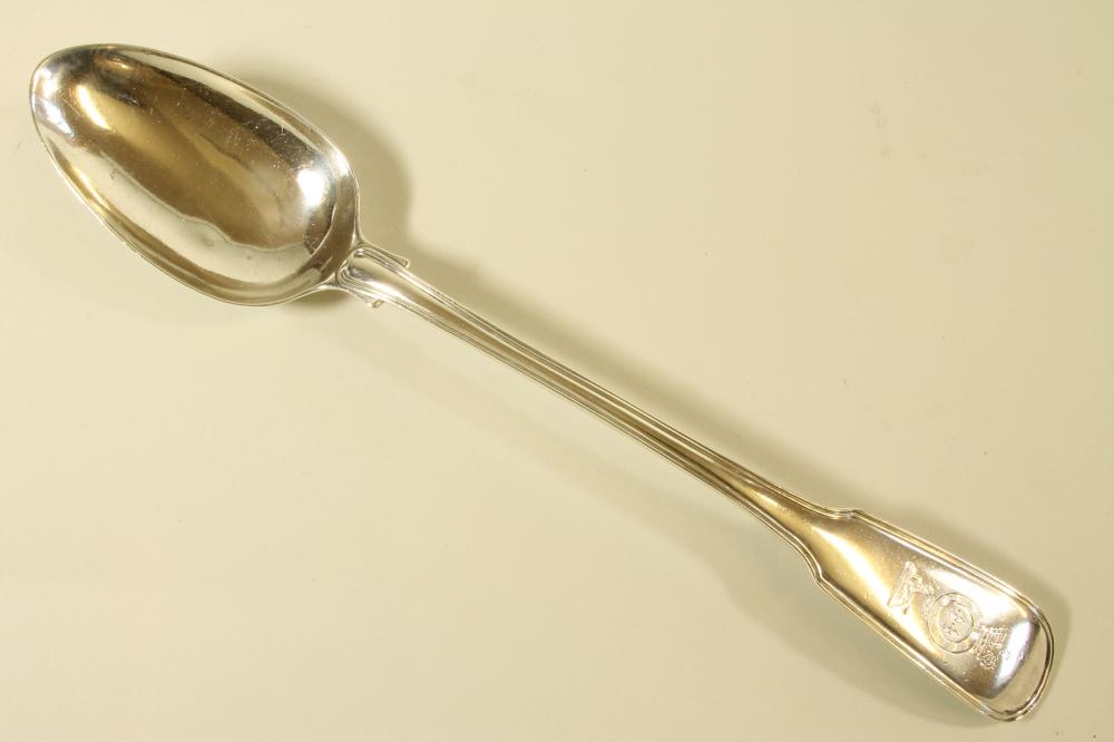 A VICTORIAN SILVER BASTING SPOON Image