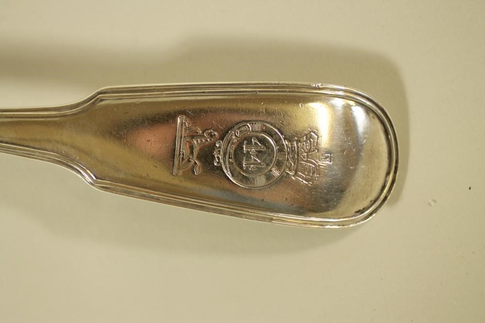 A VICTORIAN SILVER BASTING SPOON Image