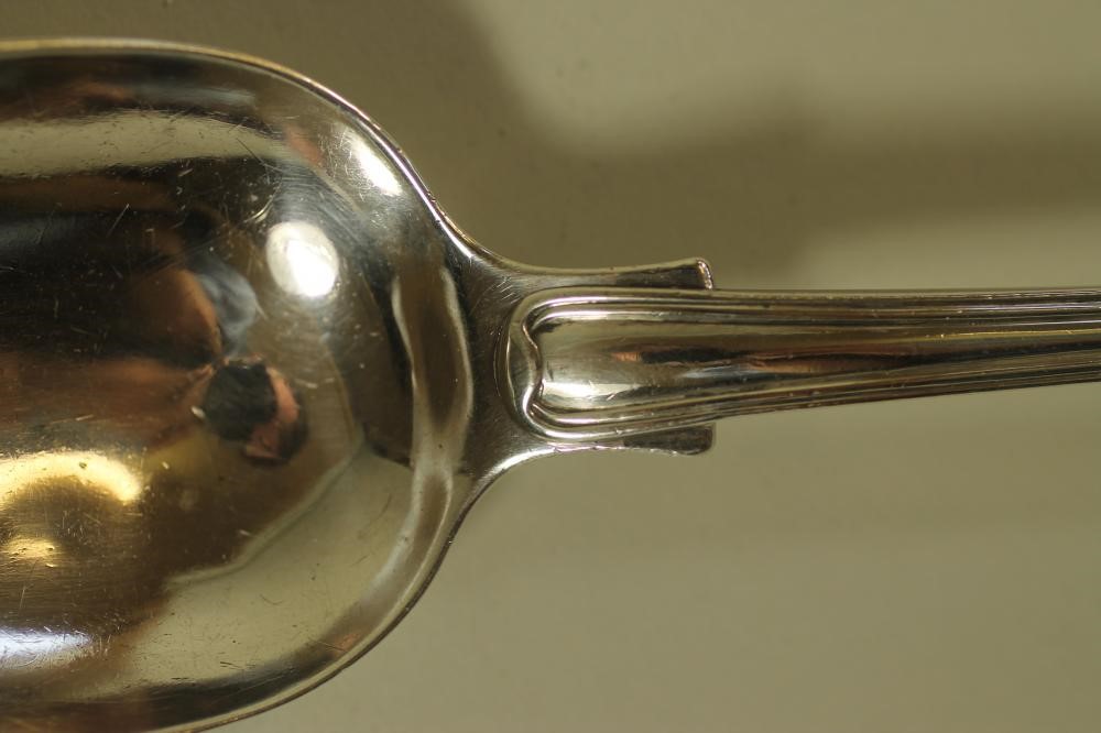 A VICTORIAN SILVER BASTING SPOON Image