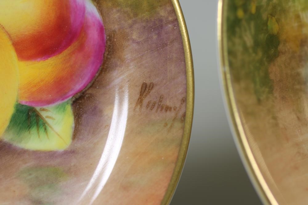 THREE ROYAL WORCESTER CHINA DISHES Image