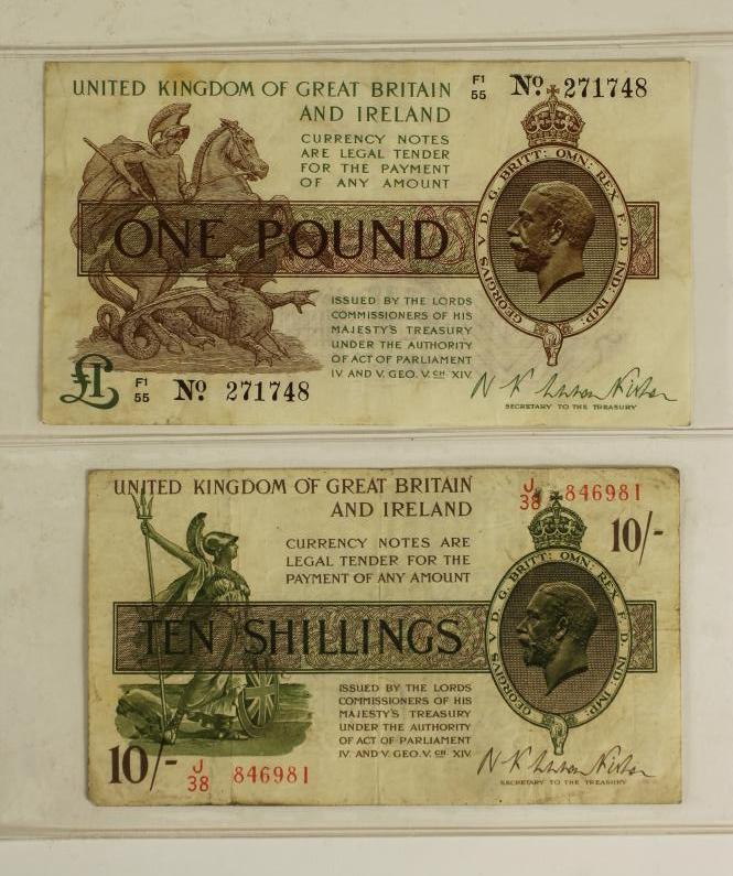 A GEORGE V ONE POUND NOTE Image