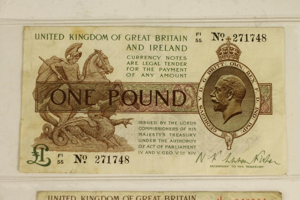 A GEORGE V ONE POUND NOTE Image