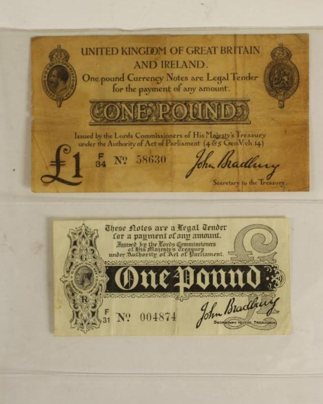 A GEORGE V ONE POUND NOTE Image