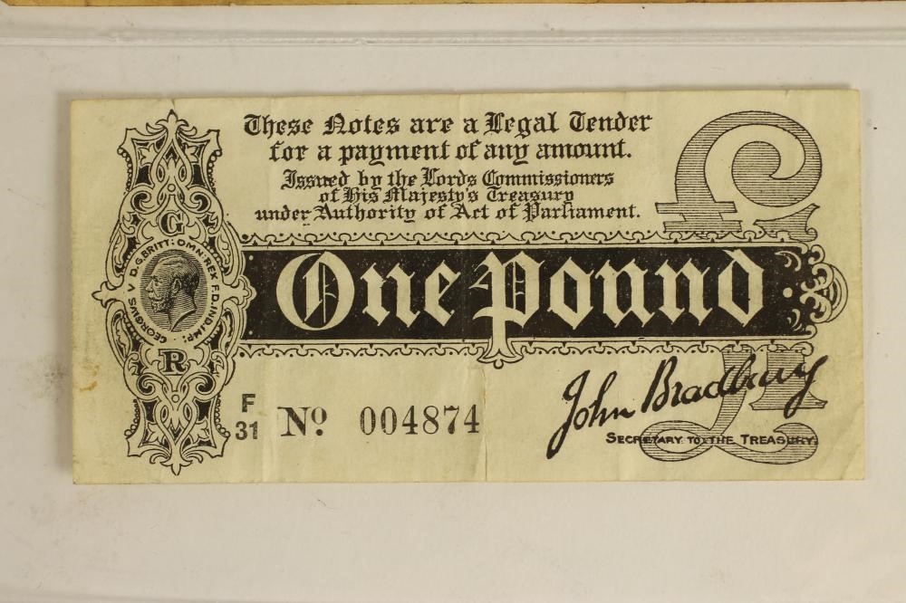 A GEORGE V ONE POUND NOTE Image