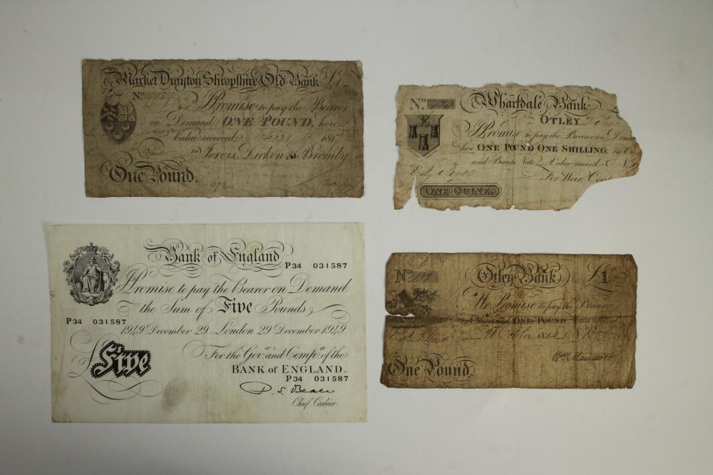 AN OTLEY BANK ONE POUND NOTE Image