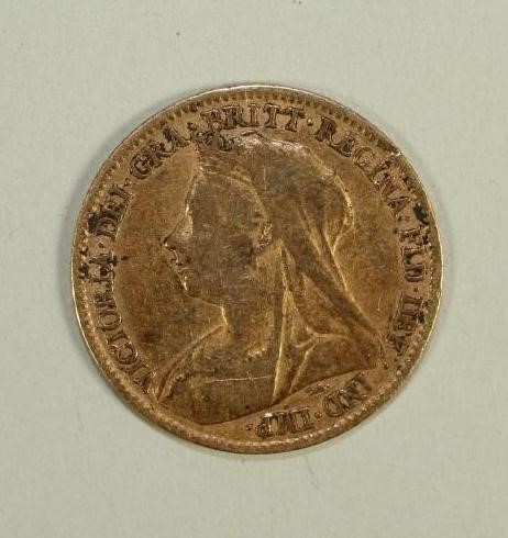A VICTORIA GOLD HALF SOVEREIGN Image