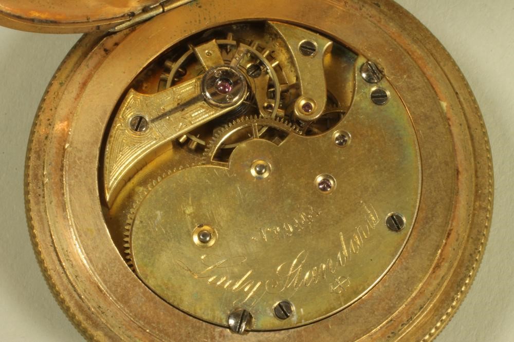 A GENTLEMAN'S MERMOD JACCARD & CO. TOP WIND HUNTER POCKET WATCH Image