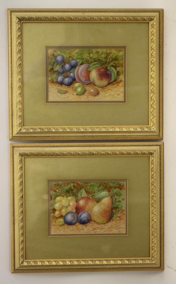 ALBERT SHUCK - Still Life of two peaches Image