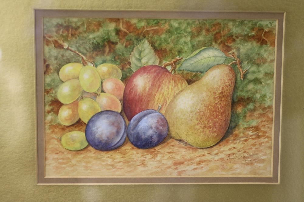 ALBERT SHUCK - Still Life of two peaches Image