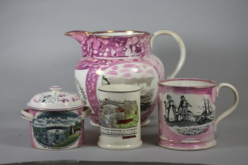 A COLLECTION OF SUNDERLAND LUSTRE POTTERY Image
