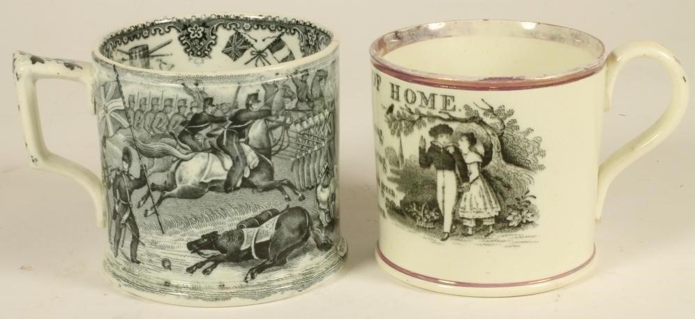 A CHILD'S STAFFORDSHIRE PEARLWARE MUG Image