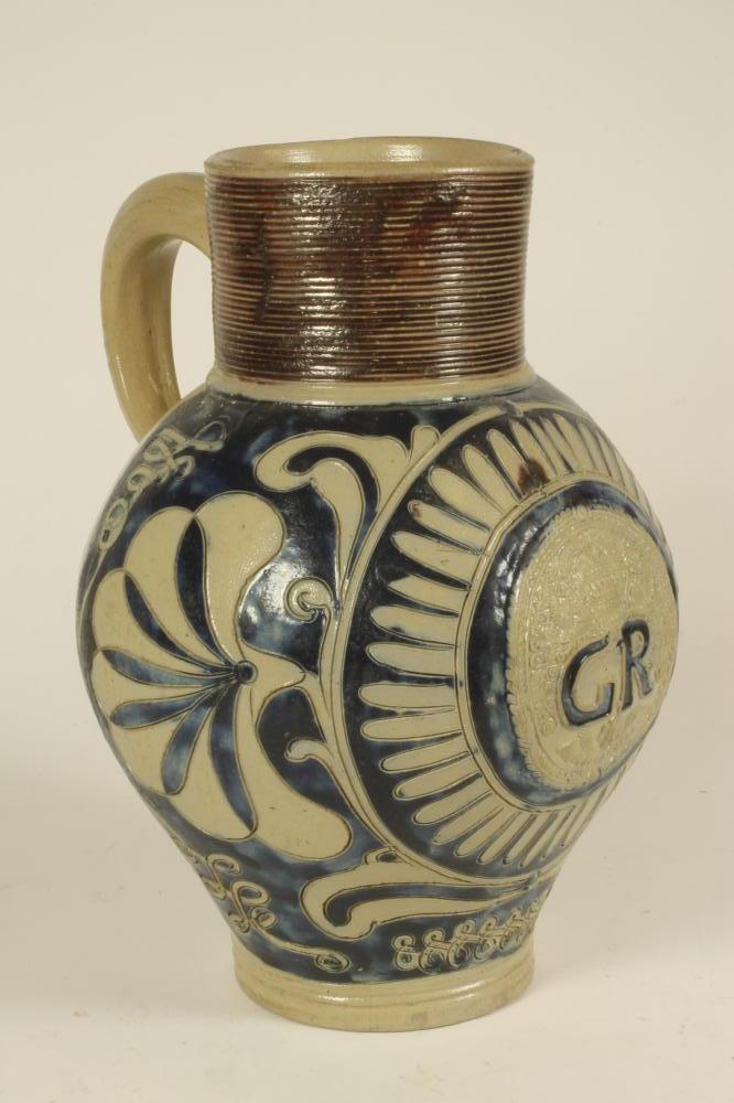 A WESTERWALD SALTGLAZE STONEWARE KRUG Image