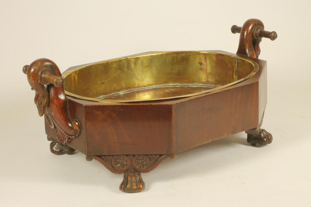 A BIEDEMEIER MAHOGANY VENEERED JARDINIERE Image