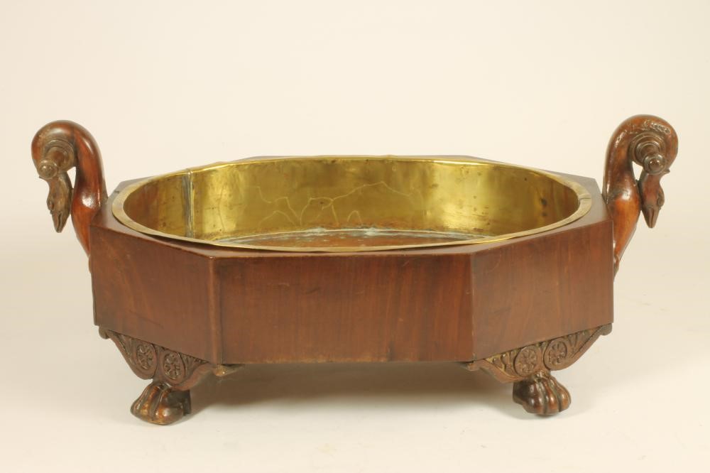 A BIEDEMEIER MAHOGANY VENEERED JARDINIERE Image