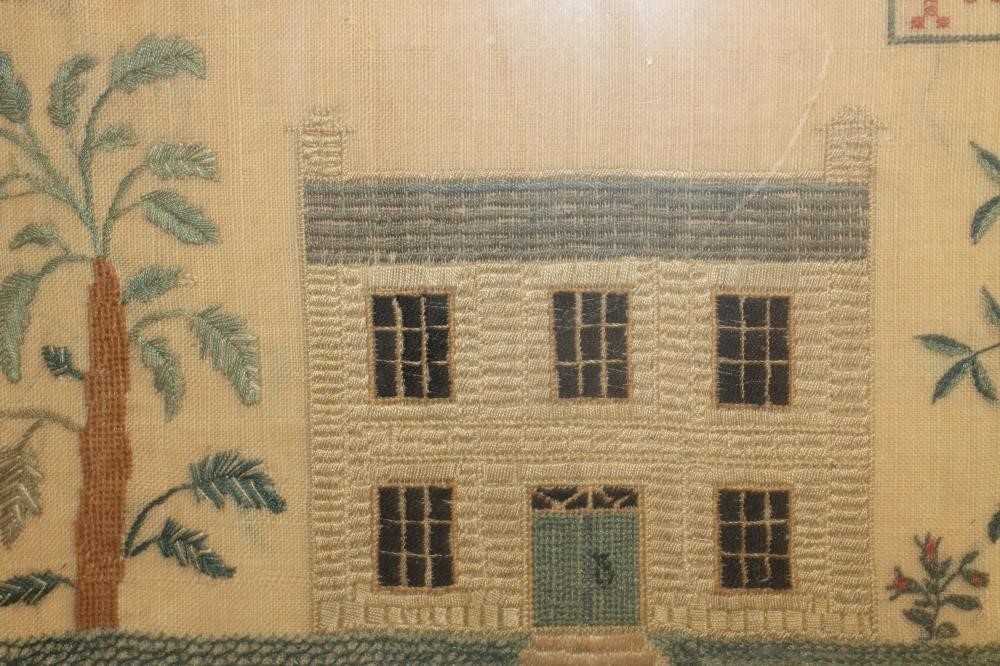 A PAIR OF FAMILY SAMPLERS Image