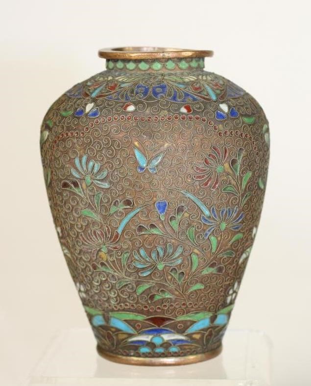 A CHINESE CLOISONNE ENAMEL BOWL Image