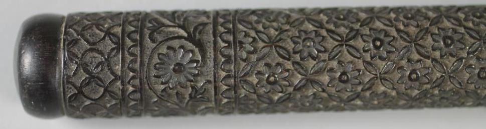 A BURMESE EBONY WALKING CANE Image