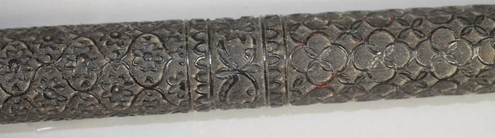 A BURMESE EBONY WALKING CANE Image