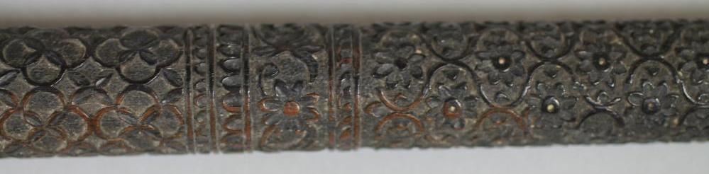 A BURMESE EBONY WALKING CANE Image