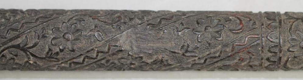 A BURMESE EBONY WALKING CANE Image