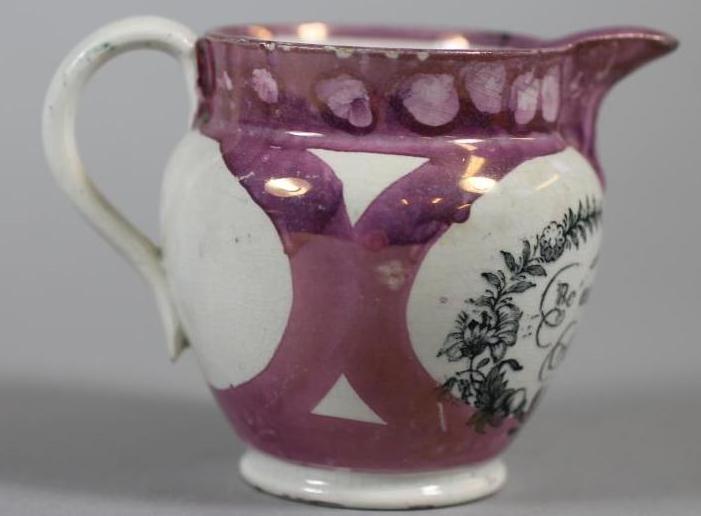 A STAFFORDSHIRE PEARLWARE SMALL JUG Image