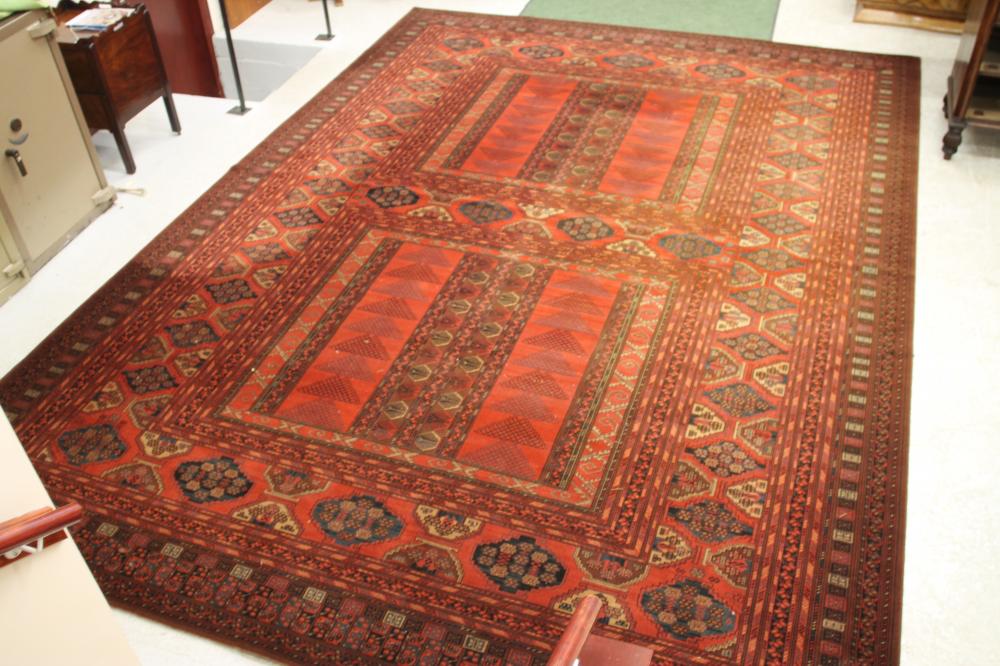 AN AFGHAN STYLE CARPET Image