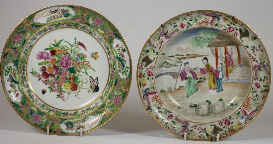 A CHINESE PORCELAIN SOUP PLATE Image