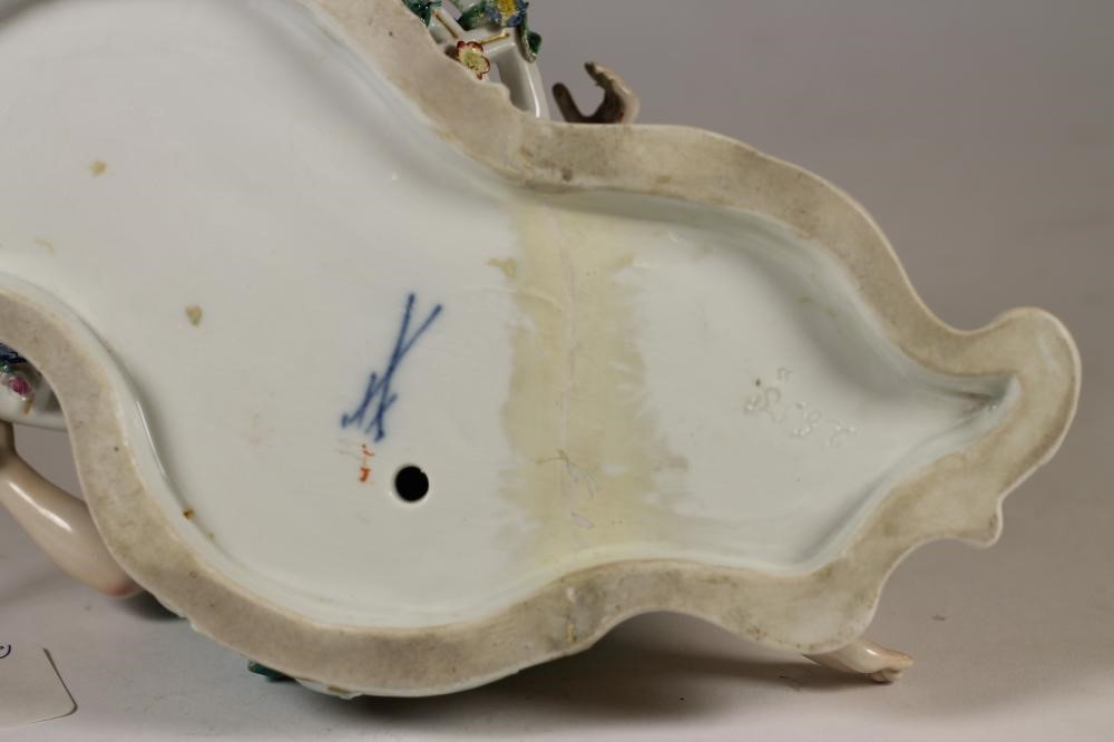A MEISSEN PORCELAIN FIGURAL SWEETMEAT DISH Image