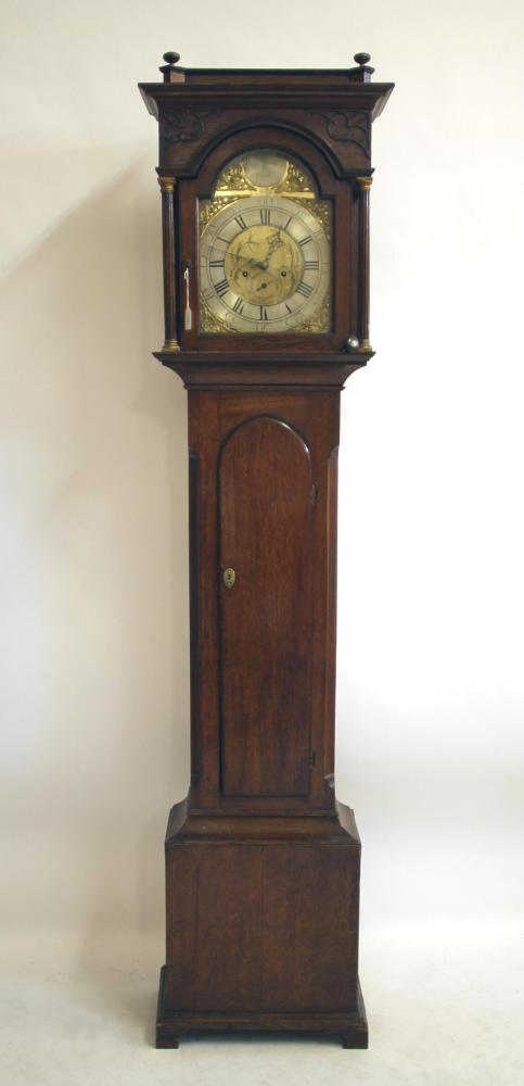 AN OAK LONGCASE CLOCK by William Elliot of Whitby Image