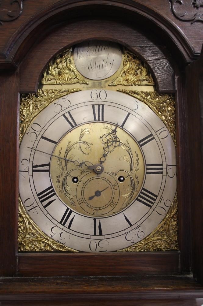 AN OAK LONGCASE CLOCK by William Elliot of Whitby Image