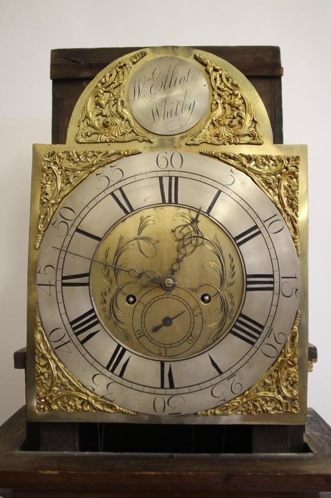 AN OAK LONGCASE CLOCK by William Elliot of Whitby Image