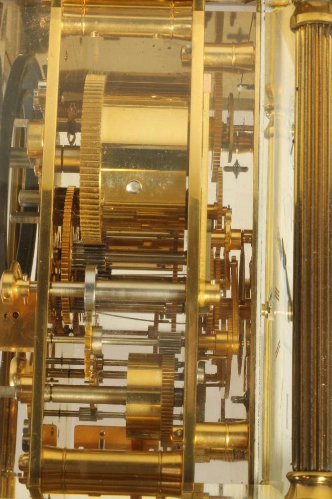 A MATTHEW NORMAN BRASS CASED CARRIAGE CLOCK Image