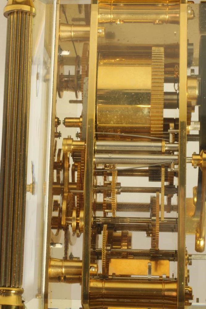 A MATTHEW NORMAN BRASS CASED CARRIAGE CLOCK Image