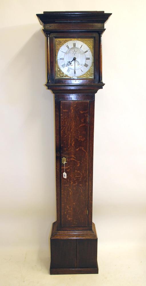 AN OAK LONGCASE CLOCK by William Billsborrow (sic) Image