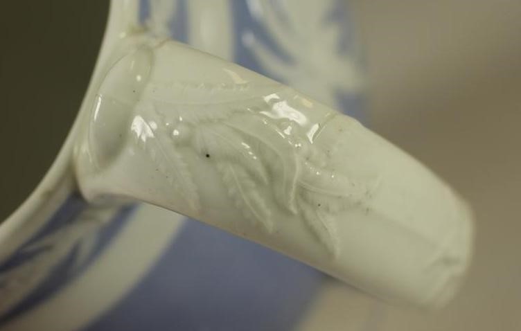 A STAFFORDSHIRE PORCELANEOUS JUG Image