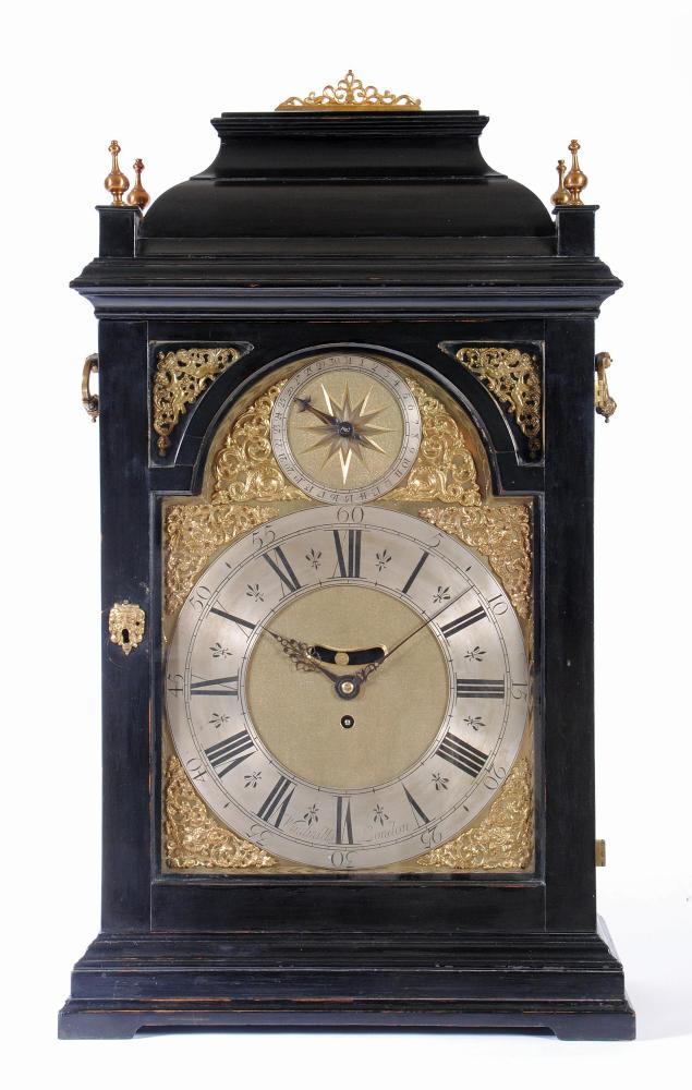 AN IMPRESSIVE EARLY GEORGIAN TABLE CLOCK by Joseph Windmills Image