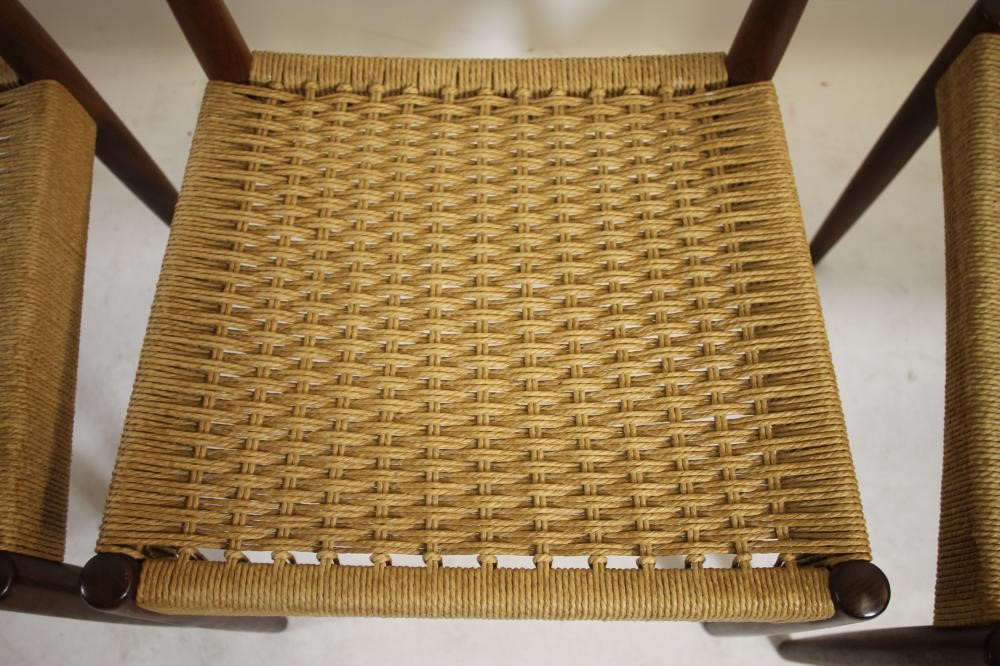 A SET OF SIX DANISH ROSEWOOD DINING CHAIRS by Arne Hovmand-Olsen for Mogens Kold 1960/70's Image