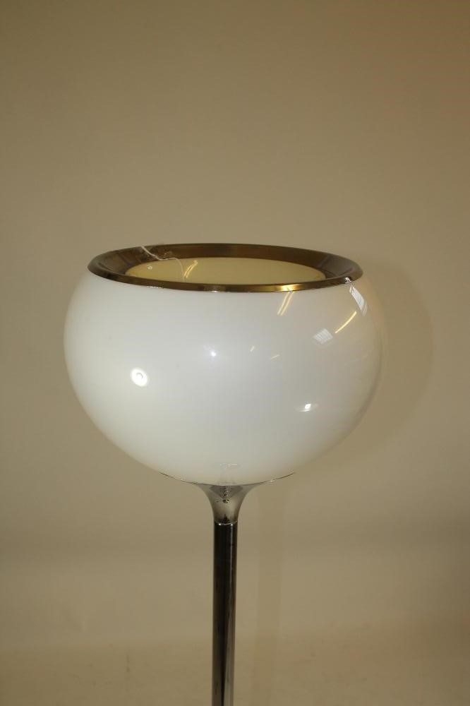 A HARVEY GUZZINI DESIGN CHROME STANDARD LAMP Image