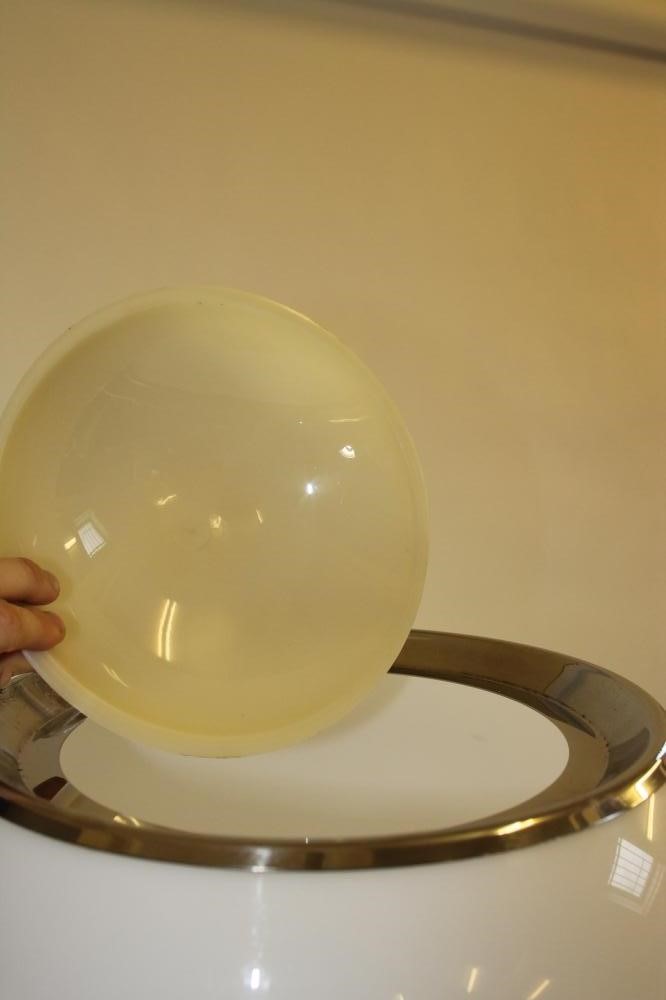 A HARVEY GUZZINI DESIGN CHROME STANDARD LAMP Image