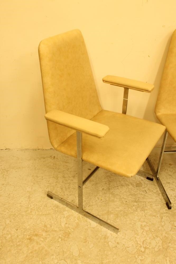 A SET OF FIVE TED BATES FOR PIEFF "LISSE" DINING CHAIRS Image