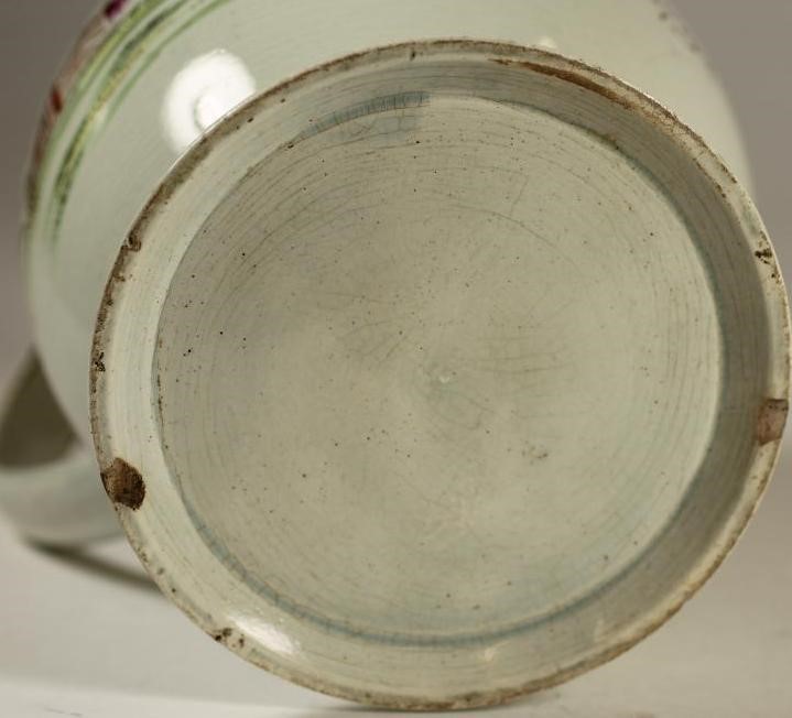 A DOCUMENTARY PEARLWARE JUG Image