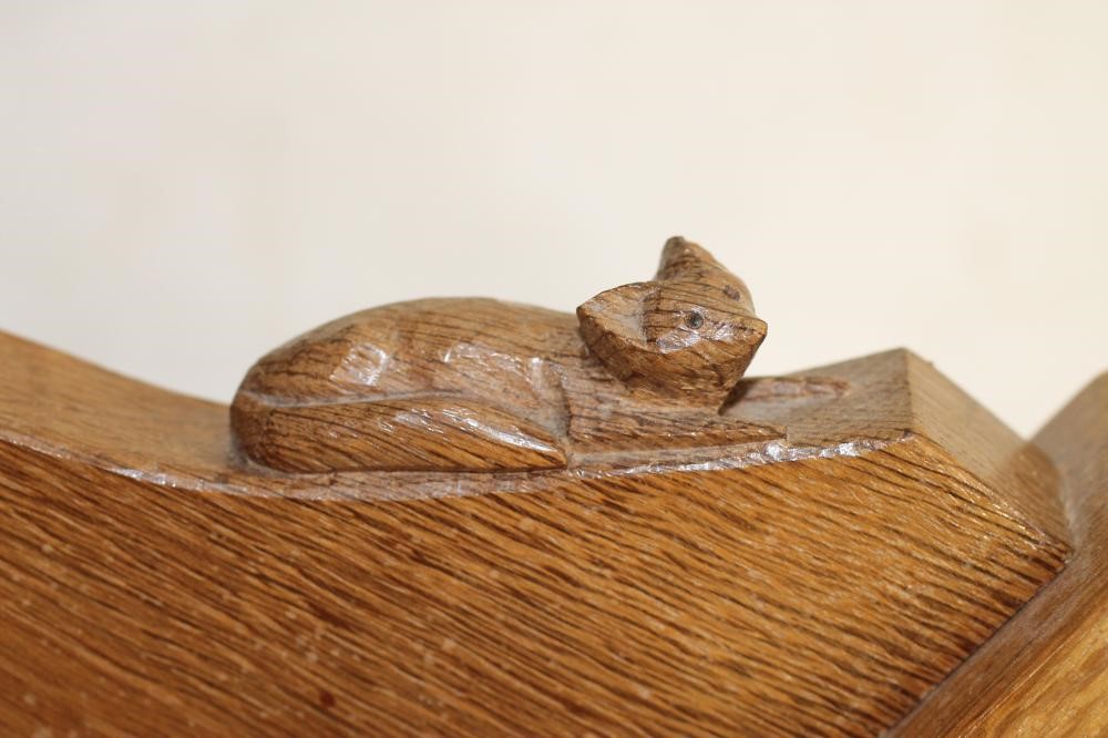 AN ADZED OAK COFFEE TABLE BY DAN CRAVEN Image