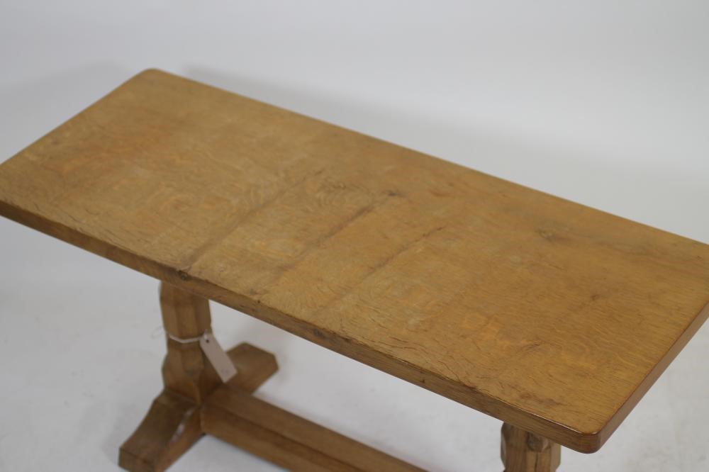 AN OAK COFFEE TABLE BY ROBERT THOMPSON Image