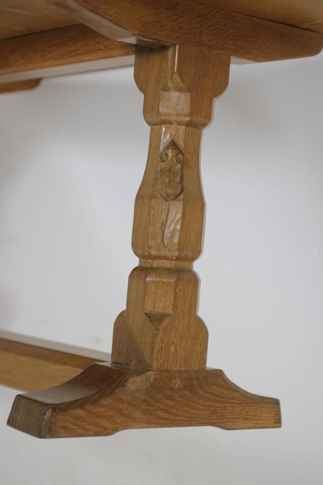 AN OAK COFFEE TABLE BY ROBERT THOMPSON Image